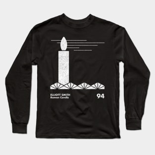 Elliott Smith / Roman Candle / Minimalist Design Artwork Long Sleeve T-Shirt